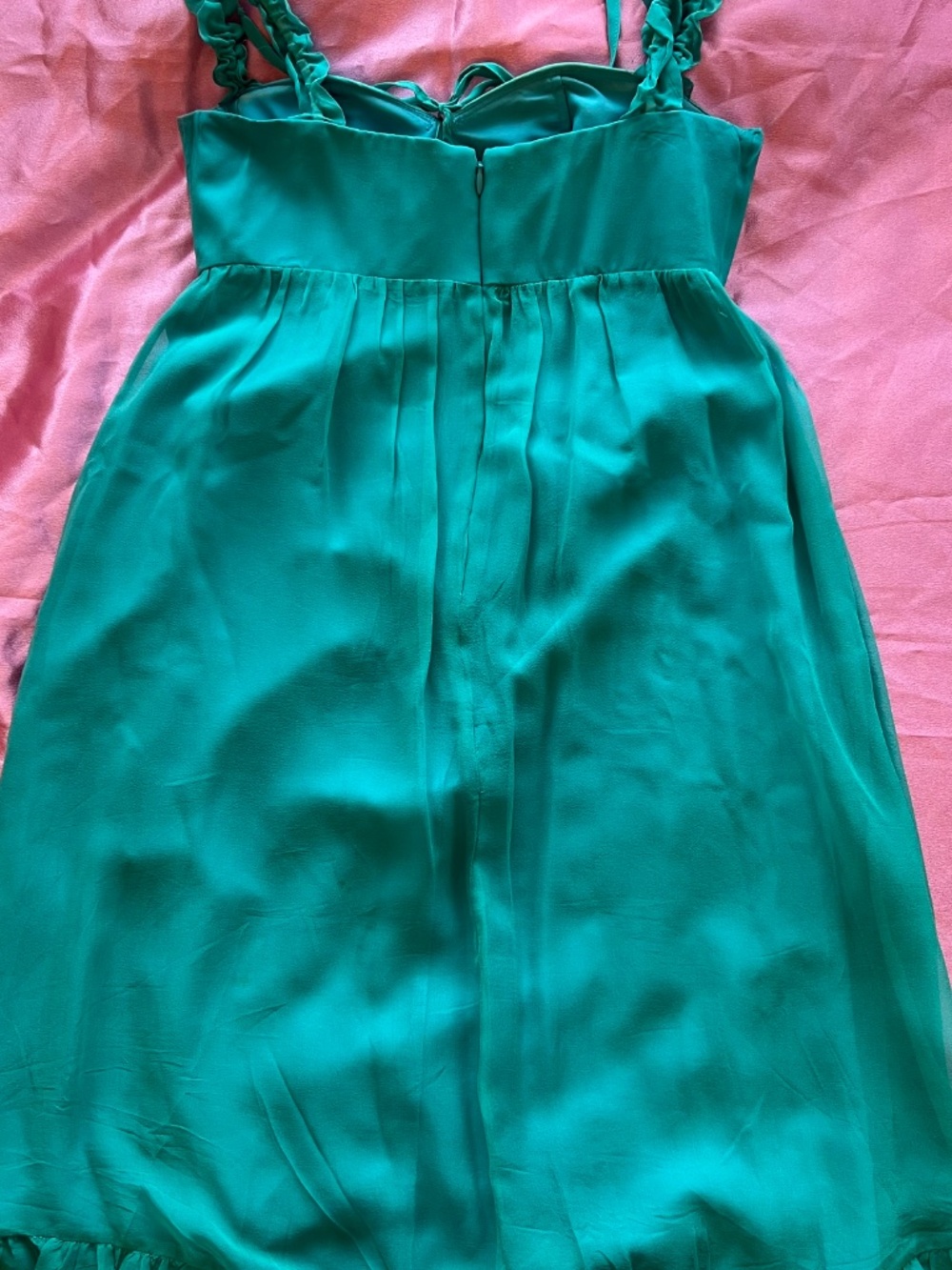 Betsey Johnson silk dress babydoll dress - Picture 2 of 5